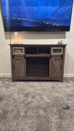 TV Stand W/ Fireplace