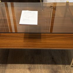 Tinted Glass Coffee Table (Brand New)