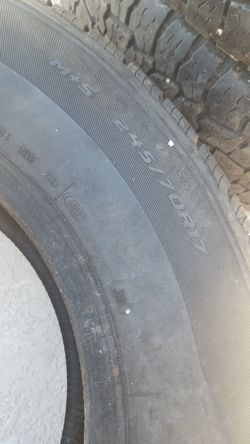 M+S 245/70r17