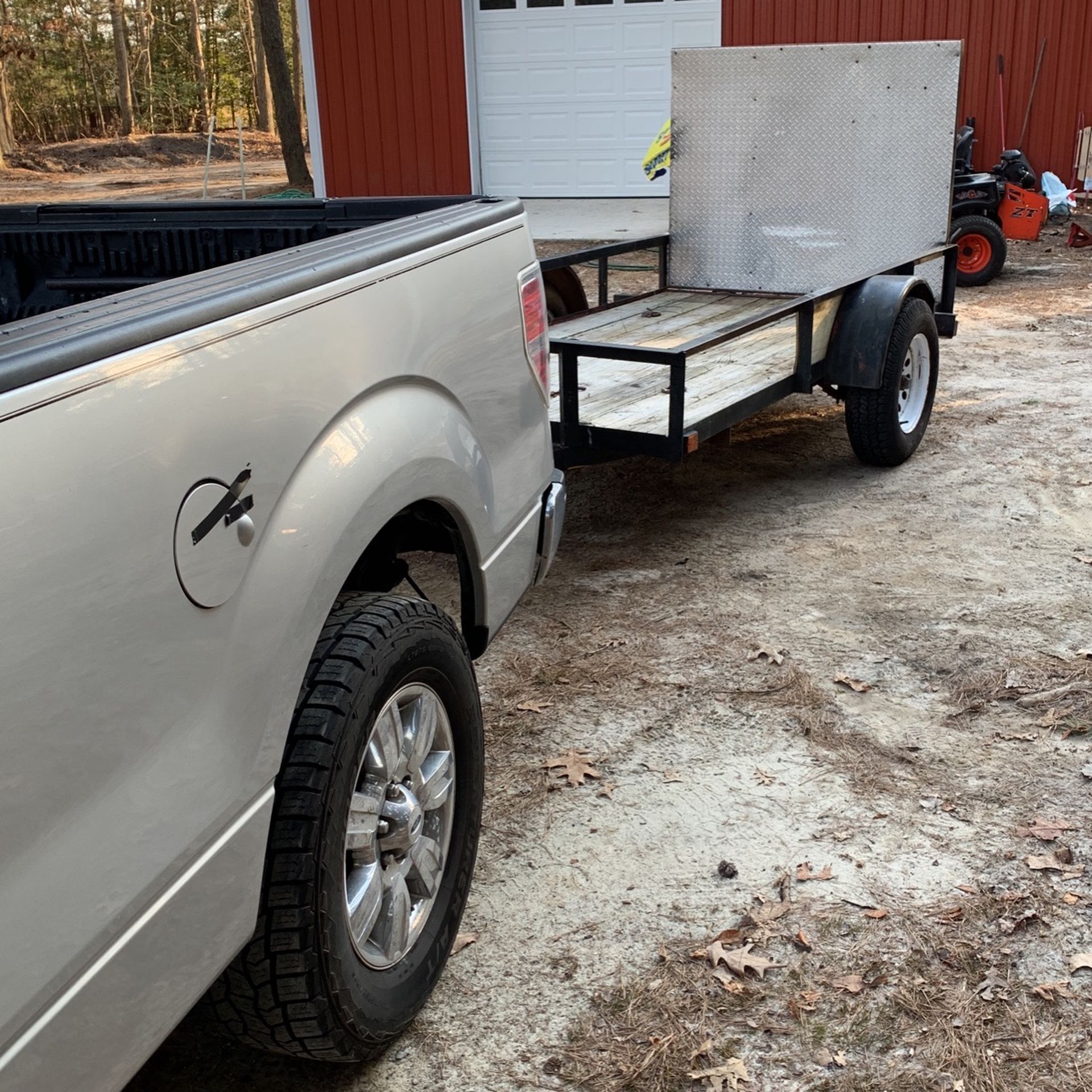 Landscaping trailer for sale just re-wired the lights brand new LEDs put on newer tires ready to rock