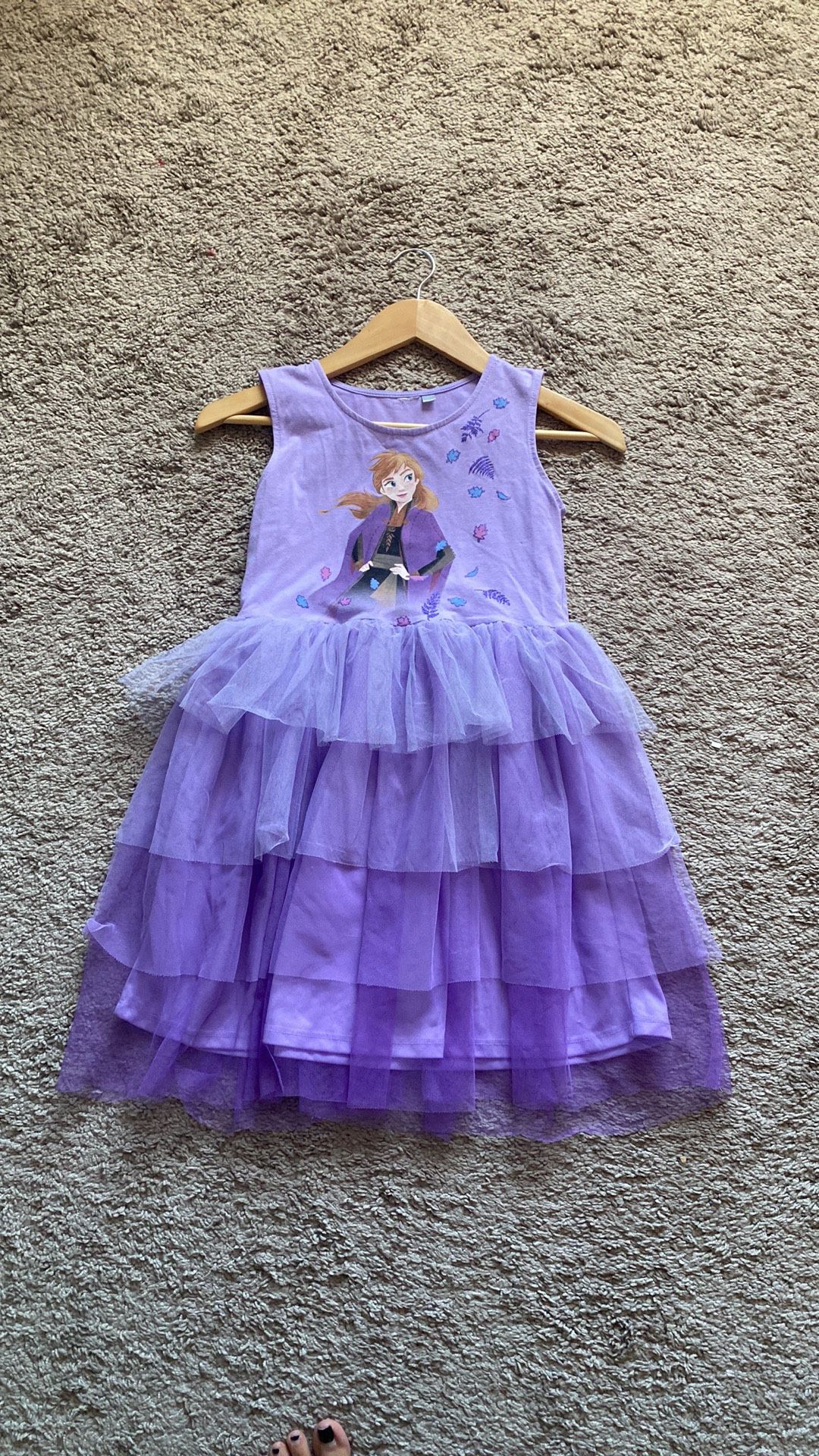 Disney Frozen Elsa & Anna Dress Size 10/12 Girls 