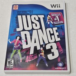 Nintendo Wii Just Dance 3 Video Game