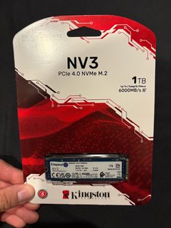 New Kingston NV3 1TB M.2 2280 NVMe SSD. Shoot me offer!