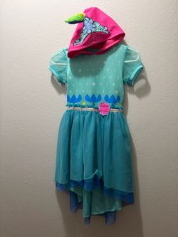 Trolls costume dress size x6