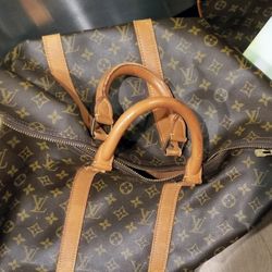 LV Keep All 60 Duffle Authenticated with COA
