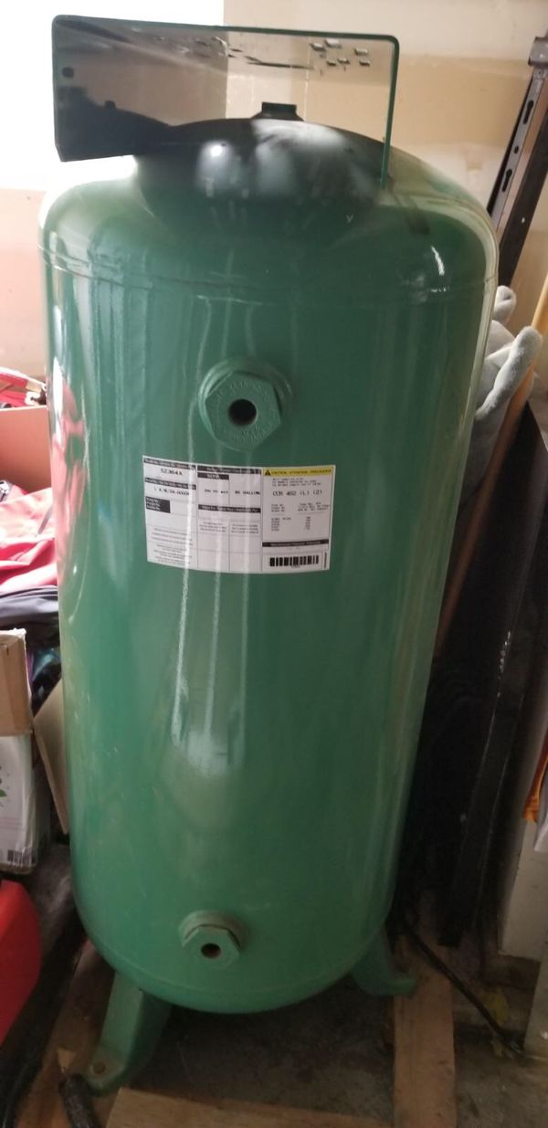 60 Gallon Air Tank Vertical with Top Plate 200 PSI for Sale in