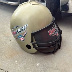 Coors Light Giant Football Helmet Decoration