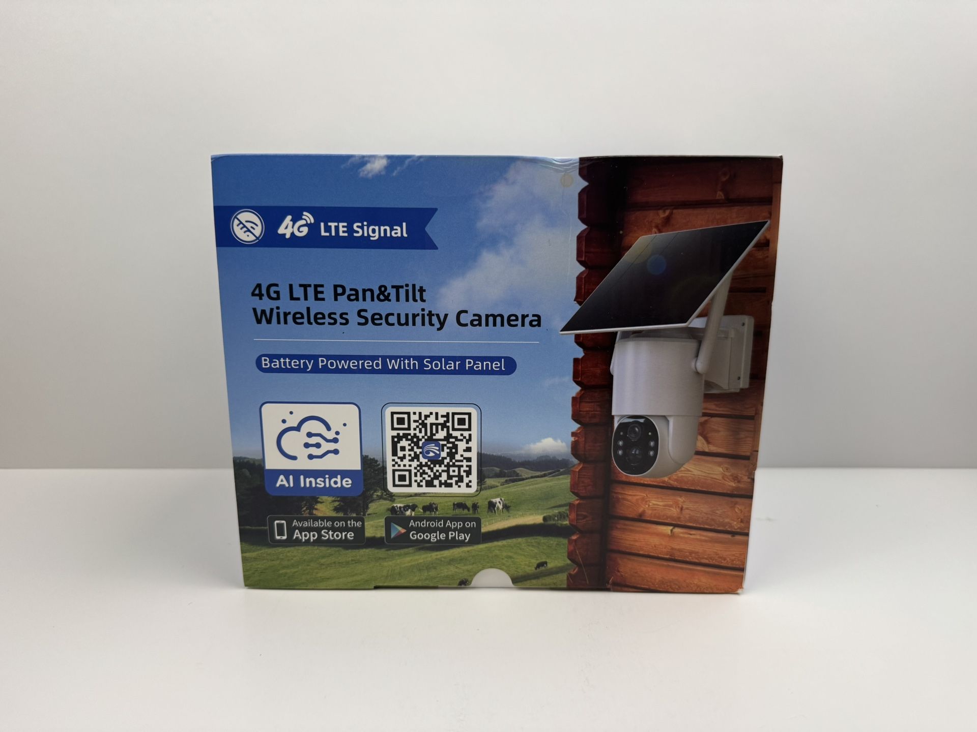 Wireless Security Camera Pan And Tilt 4G  LTE