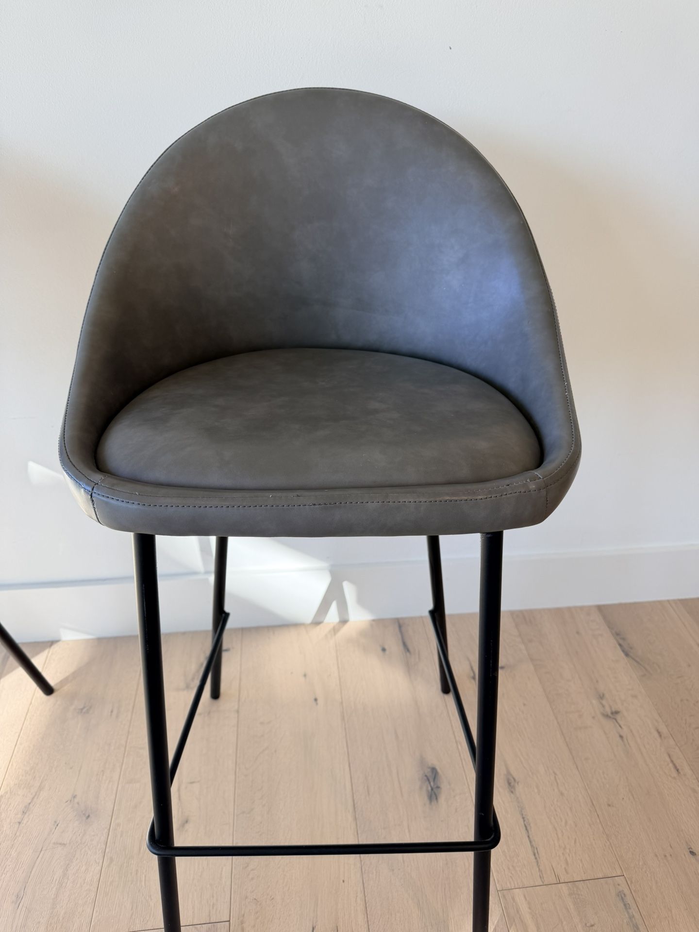 All modern Vegan Leather Bar Stool