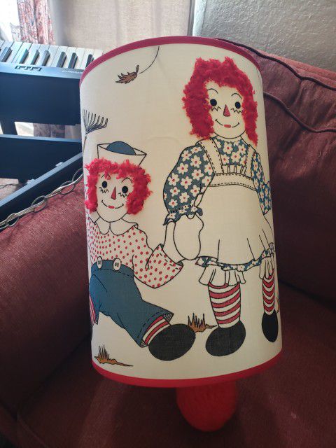 Raggedy Ann And Andy Lamp