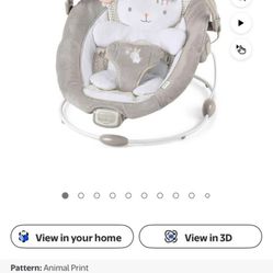 Ingenuity Light Up Bunny Bouncer