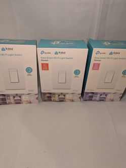 NEW TP-Link Kasa Smart Wi-Fi Light Switch Dimmer (3-Pack)