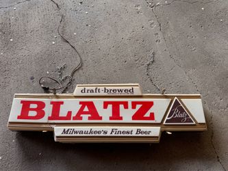 Blatz Beer Sign