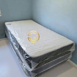 Twin Size Mattress Set – Medium Comfort – Available Today 🚚