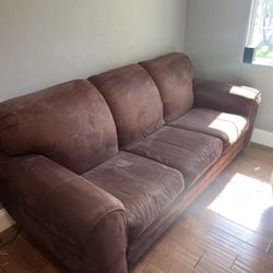 BROWN SLEEPER SOFA