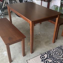 Espresso Wood Table