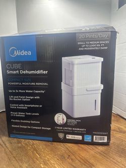 Midea 20 pt. Cube Dehumidifier for spaces up to 1,500 sq. ft.