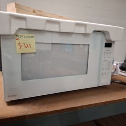 GE Profile Built-in Microwave In White With Sensor Cooking 