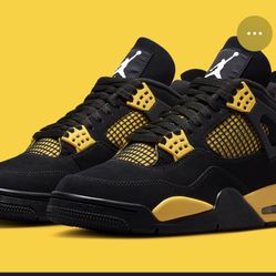 Jordan 4 Yellow Thunders 