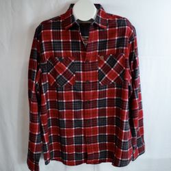 Coleman Red, White & Black Longsleeve Plaid Button Up Shirt Men’s Size XL - NEW