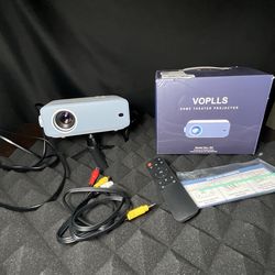 Home Theater Projector VOPLLS ***Open Box, Like NEW, HDMI supported***