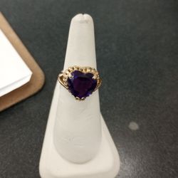 Purple Heart Ring