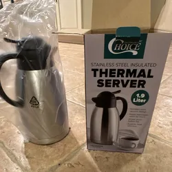 New Choice 1.9L Thermal Coffee Server 922SA19X $35 EACH 6 Available