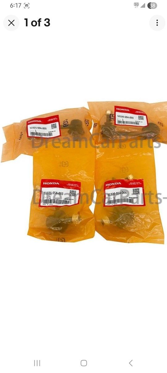 Oem 05 Honda Crv Front Left And Rear left Swaybar Links