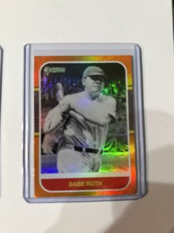 2 mint condition, Babe Ruth cards