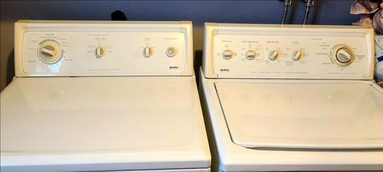 Kenmore Elite Heavy Duty  King Size Capacity Washer & Dryer Set. This has been a great set! Both have lots of cycle options! All Washer Cycles work gr