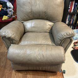 Leather Rocking Recliner Chair