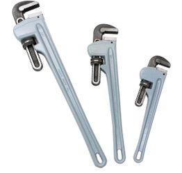 3PC Heavy Duty Aluminum Straight Pipe Wrench Set, 14", 18", 24", Aluminum Plumbing Wrench, Drop Forged, Exceeds GGG Standard
Brand new in box 📦
