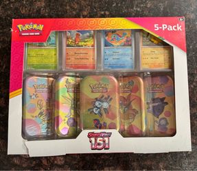 Costco Pokemon Scarlet & Violet 151 Mini Tin 5-pack (Magneton)