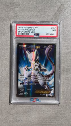PSA 7 Mewtwo EX Full Art 157/162 XY Breakthrough