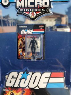 Micro Figures GI Joe Snake Eyes
