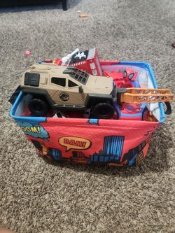 Boys trucks and cars