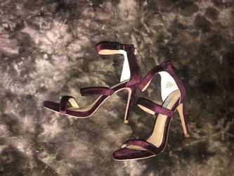 Burgundy Heels 6.5 
