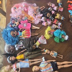 LOL Dolls, Barbie Dolls + Accessories