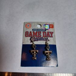 Official Licensed Texas Tech Earrings NWT