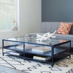 West Elm Shadow Box Coffee Table