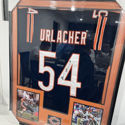Signed Chicago Bears Jersey By Brian Urlacher