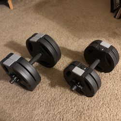 Set of Two Dumbbells 