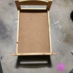 Woden Doll Bed 