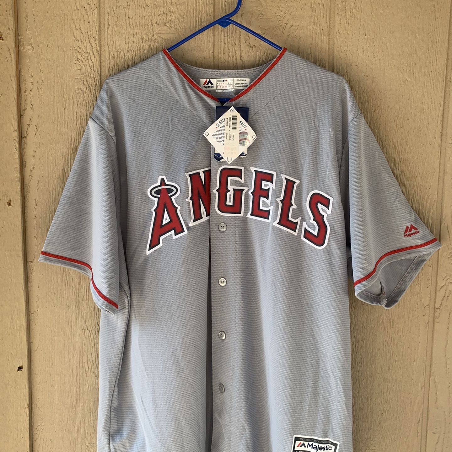 Brand New Angels Baseball Gray Mlb Authentic Jersey With Tags Red Outlined  Size XL Mens for Sale in Fontana, CA - OfferUp