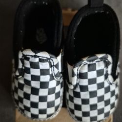 VANS Slip-On V Infant  Crib Shoes Size 4