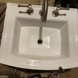 Kohler Sink With Giagni Fixtures + accessories still in box 
