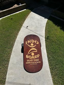 Indo Board Balance Trainer with Roller Super Premium