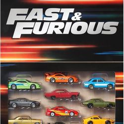 Hot Wheels Fast And Furious 10 Pack