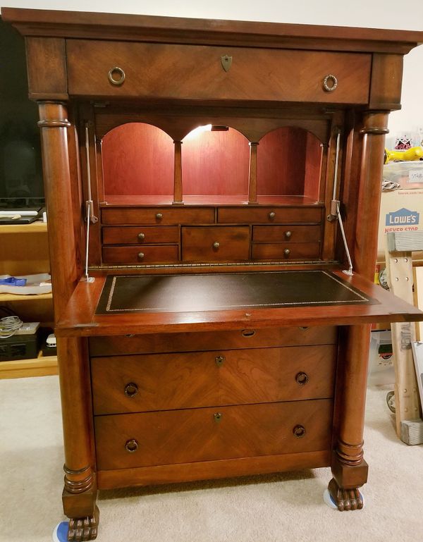 Butler Plantation Cherry Wood Secretary Desk For In Annapolis Md Offerup