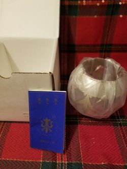 Vintage Medici Silver votive